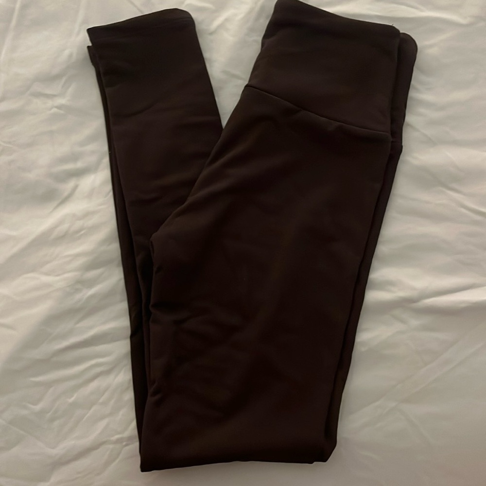 Black fleece leggings